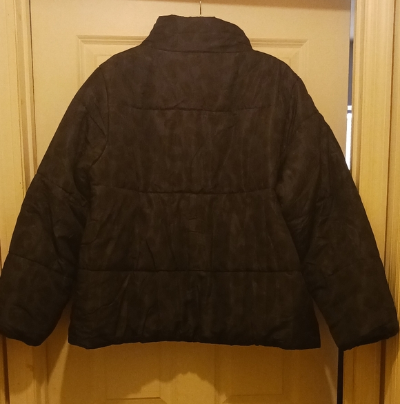 Mud Pie Women's Navy Puffer Jacket - Picture 4 of 7